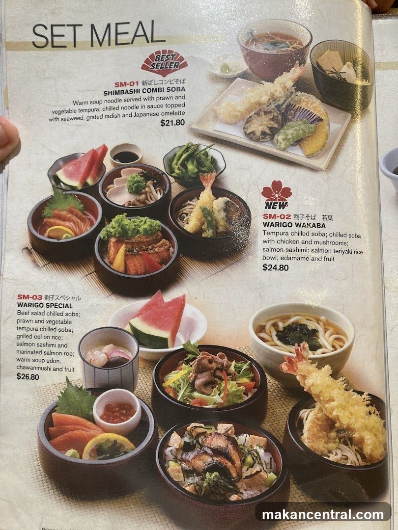 Set Meal Menu