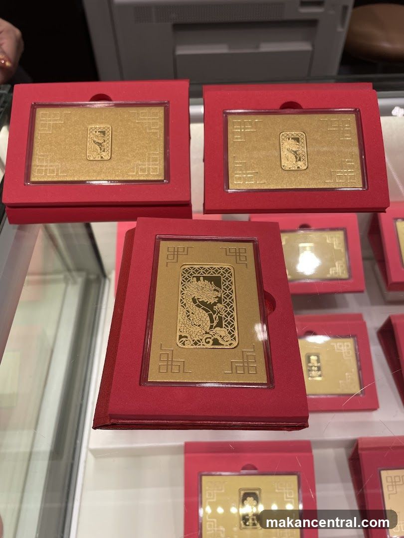 Gold Investment Products Display