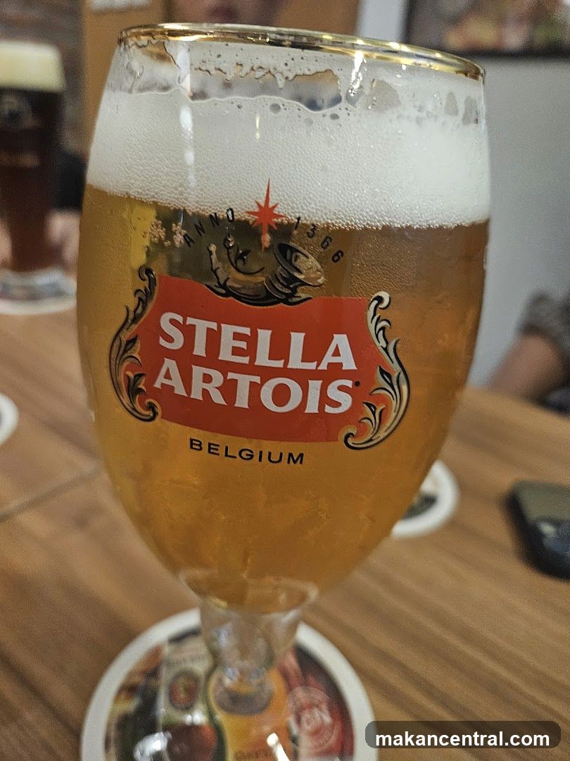 Stella Artois beer glass