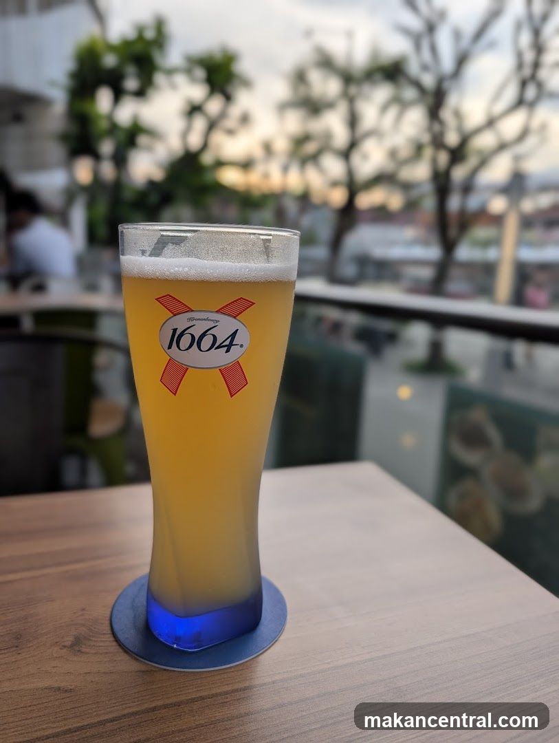 Beer Glass on Table