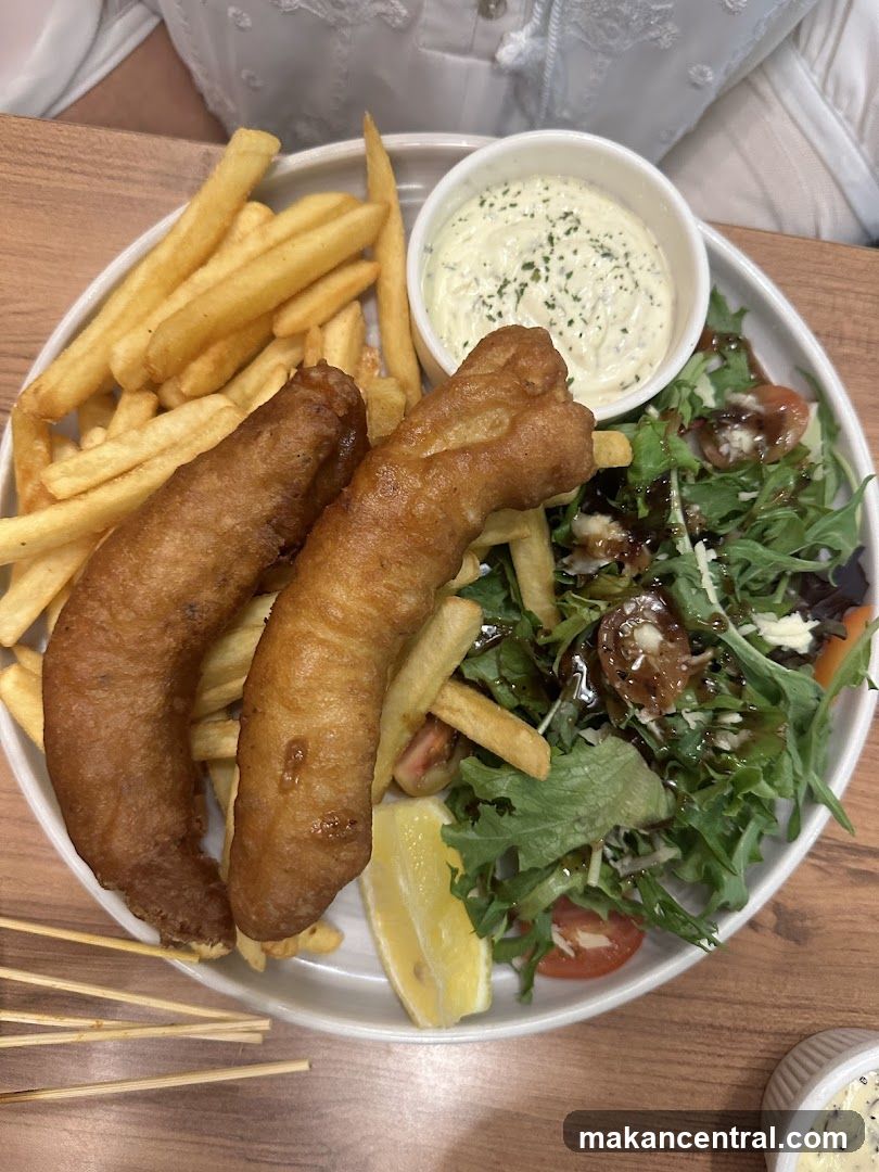 Fish and Chips Plate
