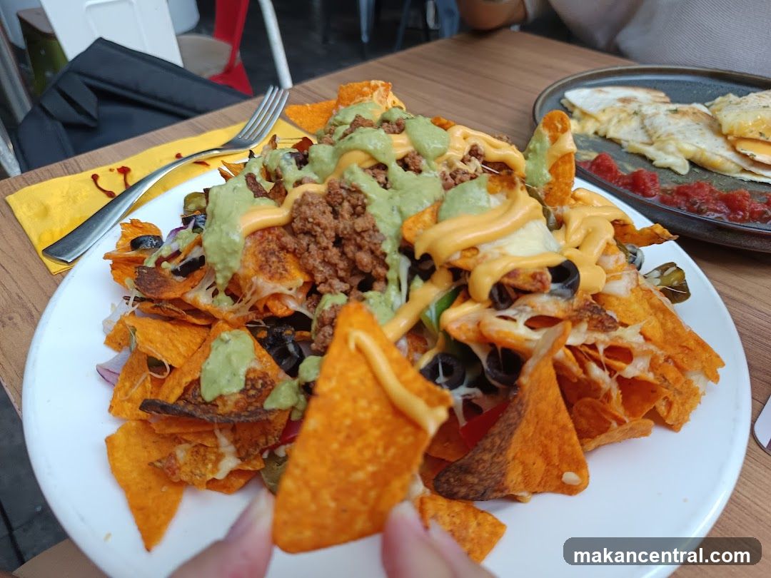 Food at a restaurant