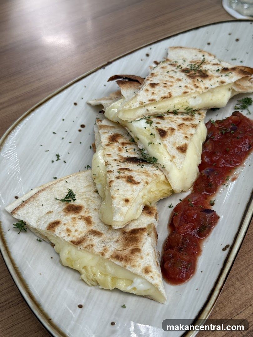 Quesadilla with Salsa