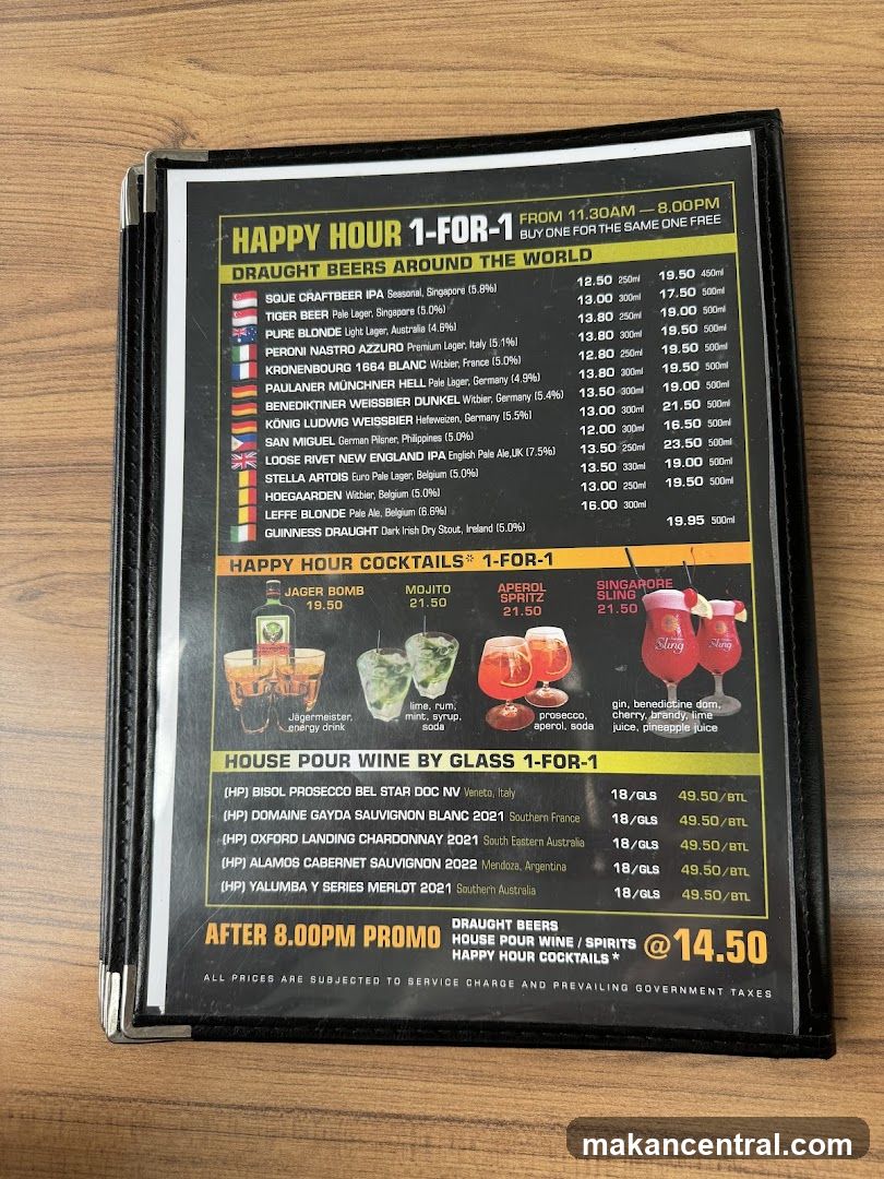 Happy Hour Menu
