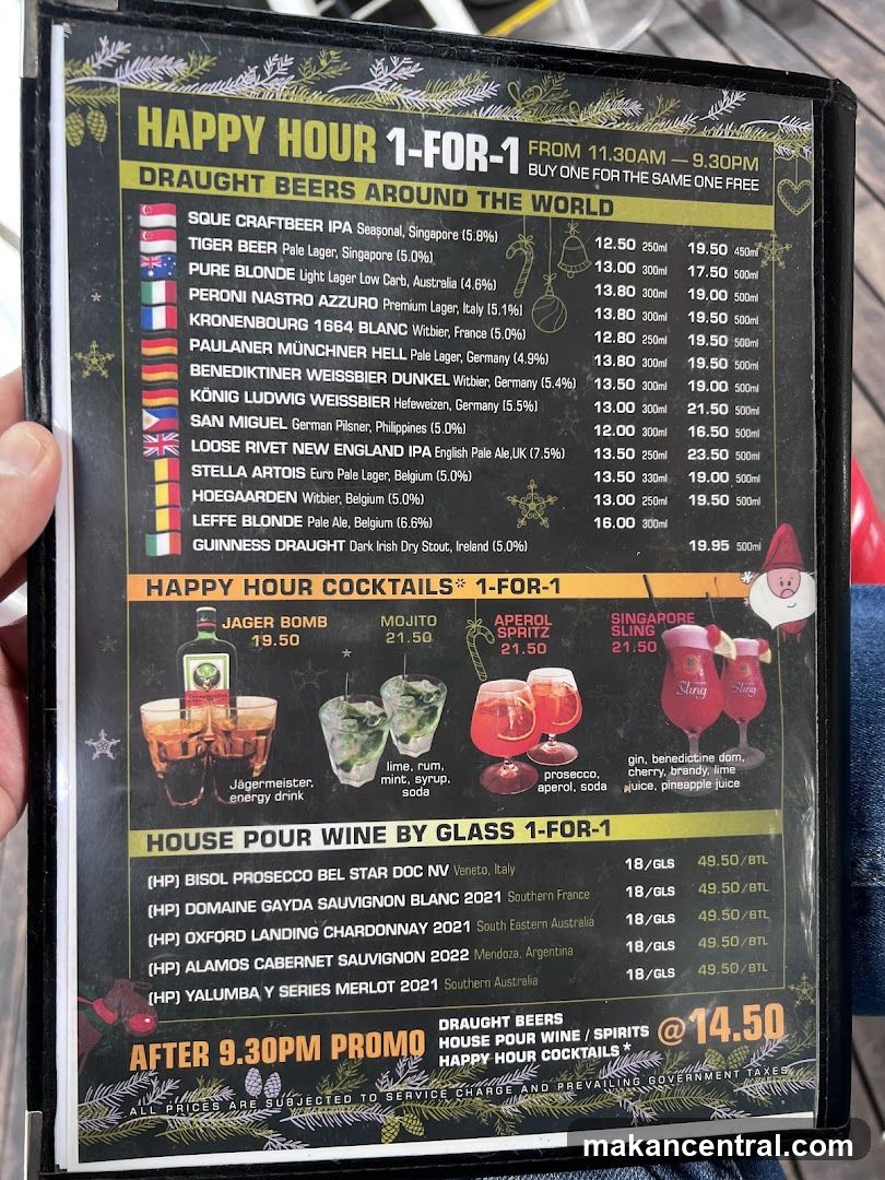 Happy Hour Menu