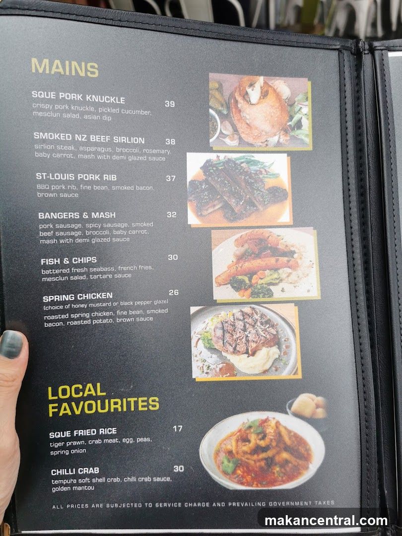 Restaurant Menu Page