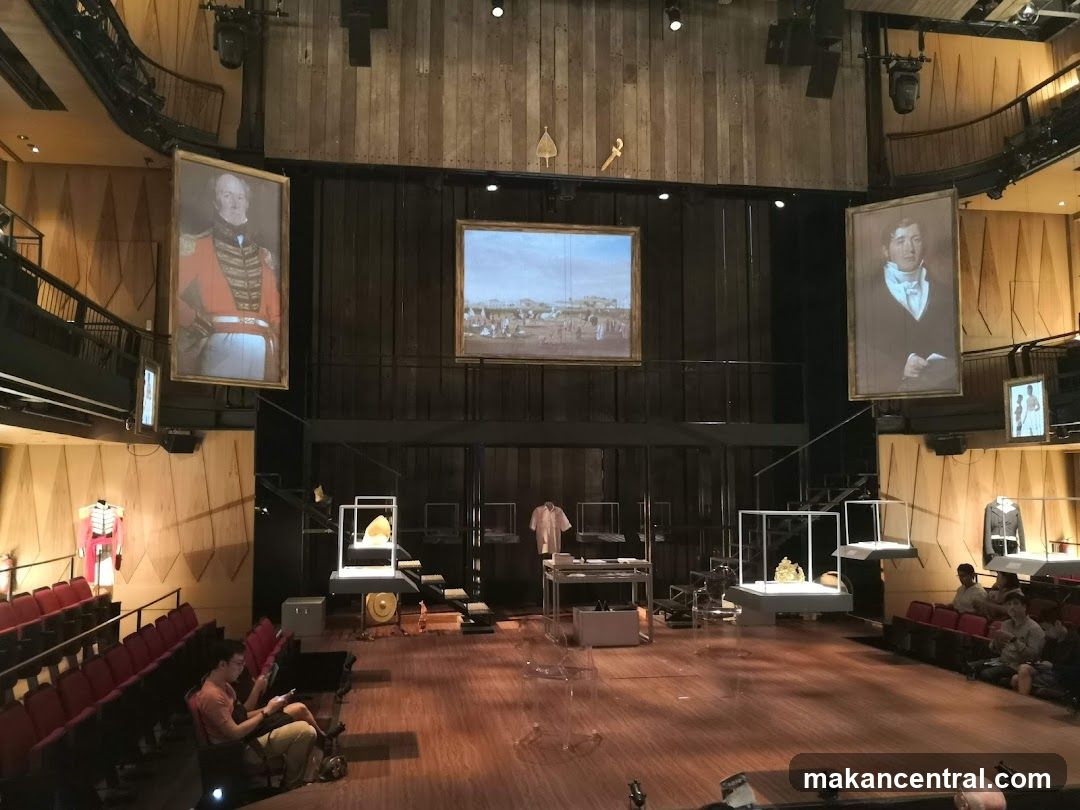 Interior of a theater or exhibition space