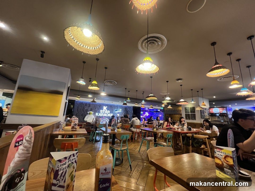 Restaurant Interior with Karaoke Area