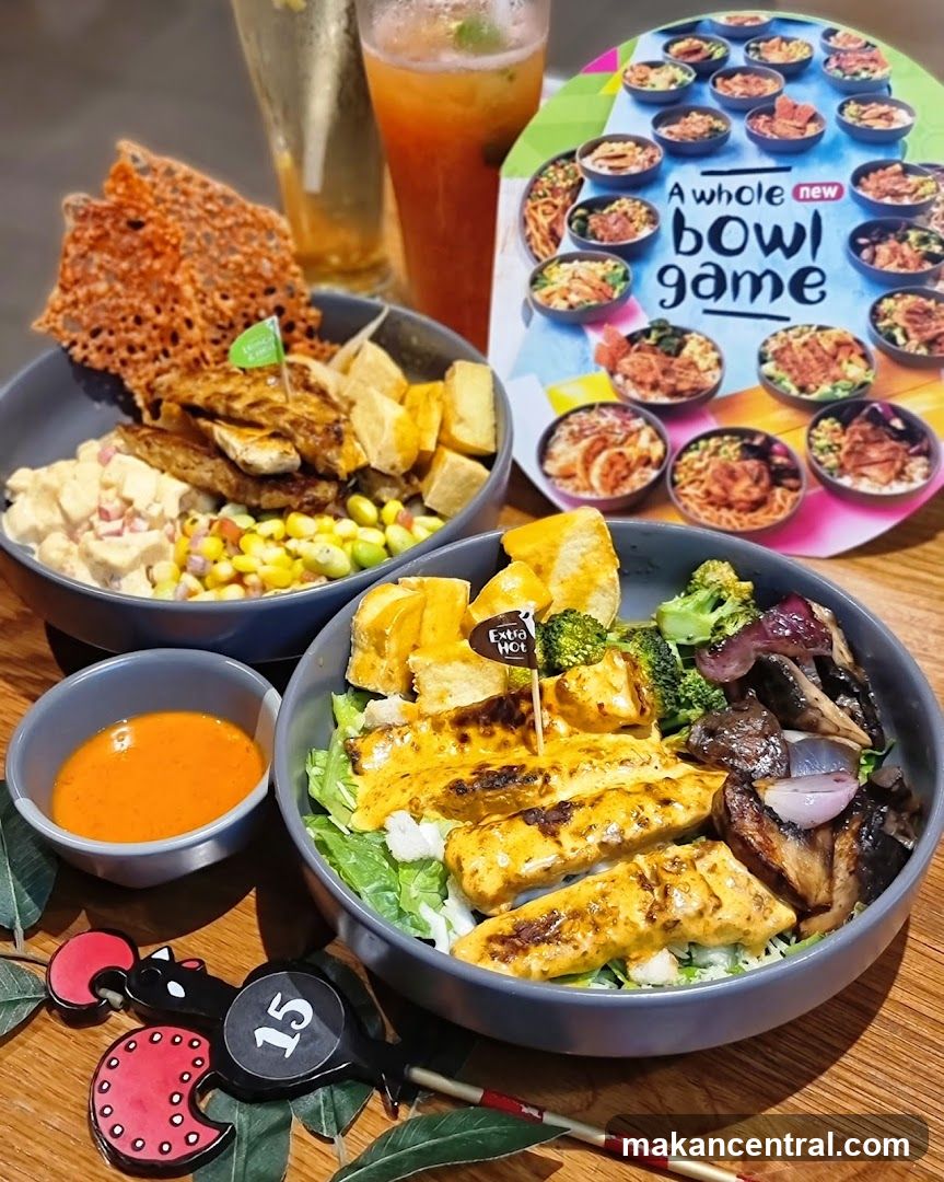 Bowl Game Meal Display