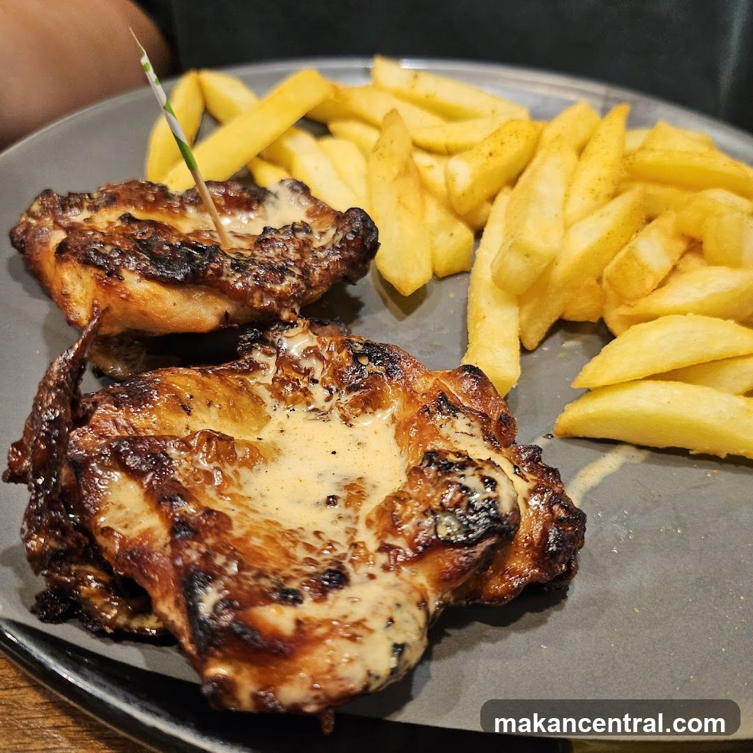 Grilled Chicken and Fries