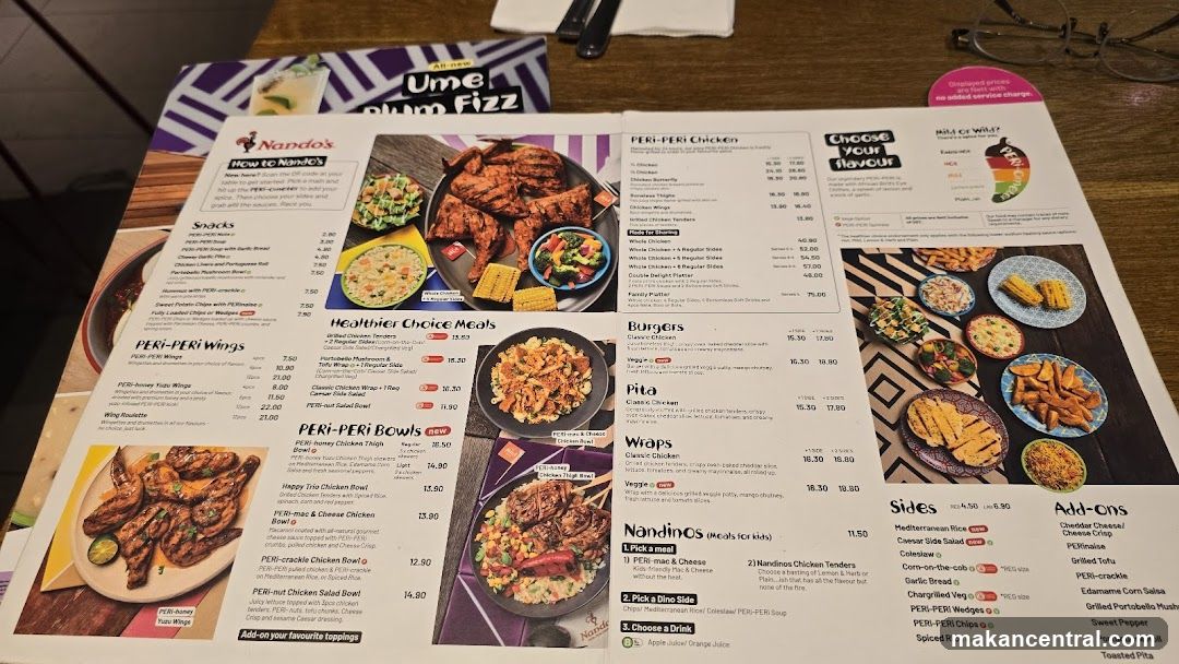 Nando's Menu