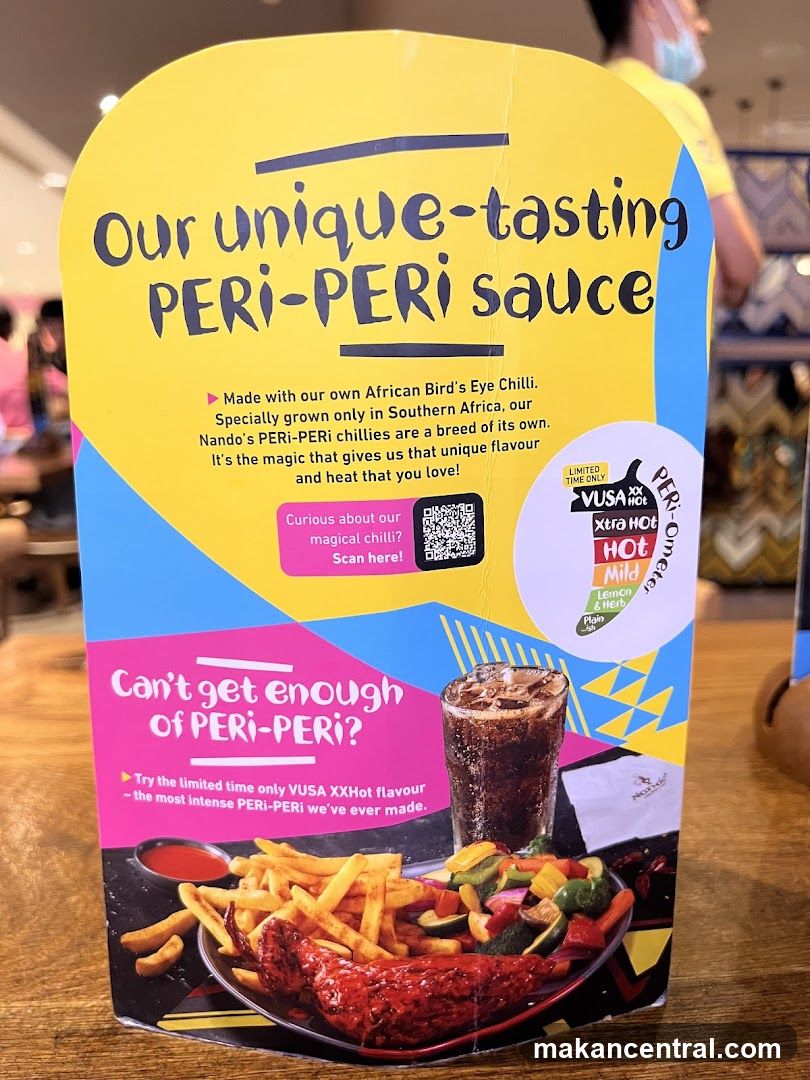 Peri-Peri Sauce Promotion Sign