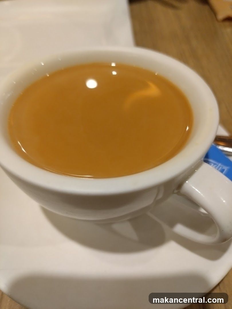 Cup of beverage