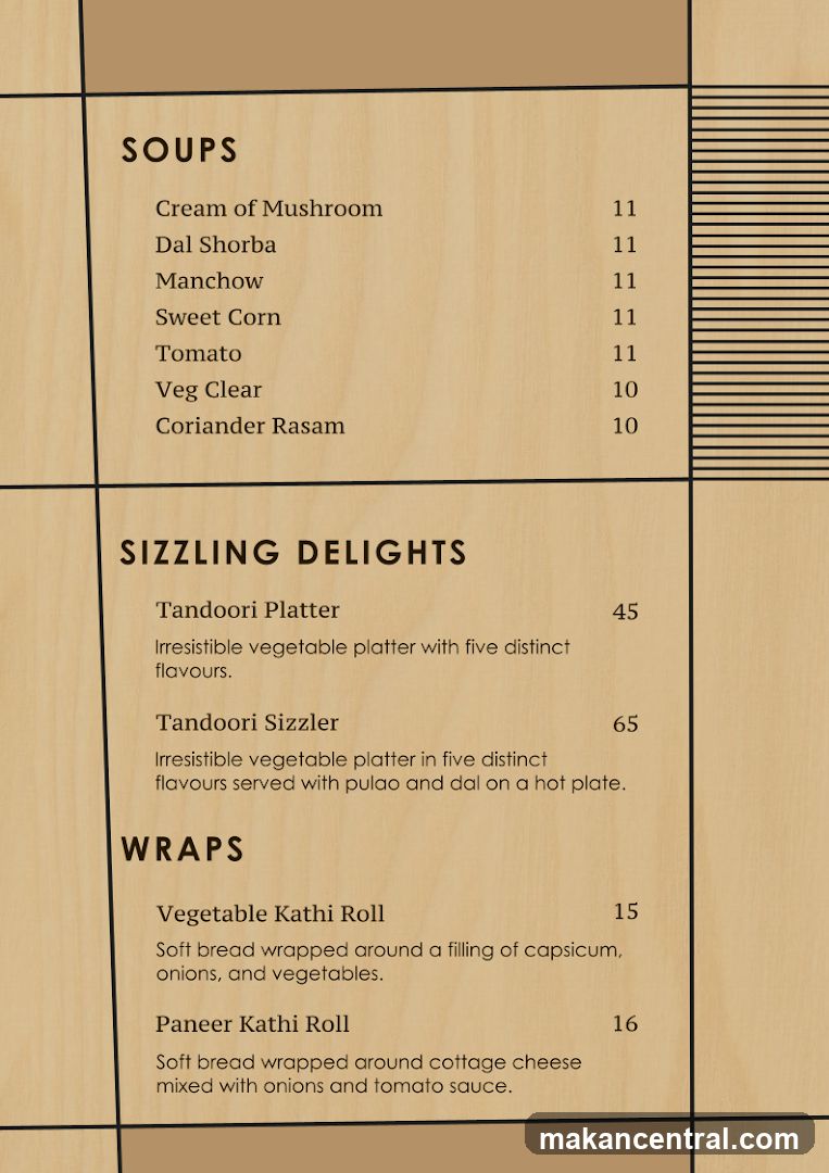 Restaurant Menu