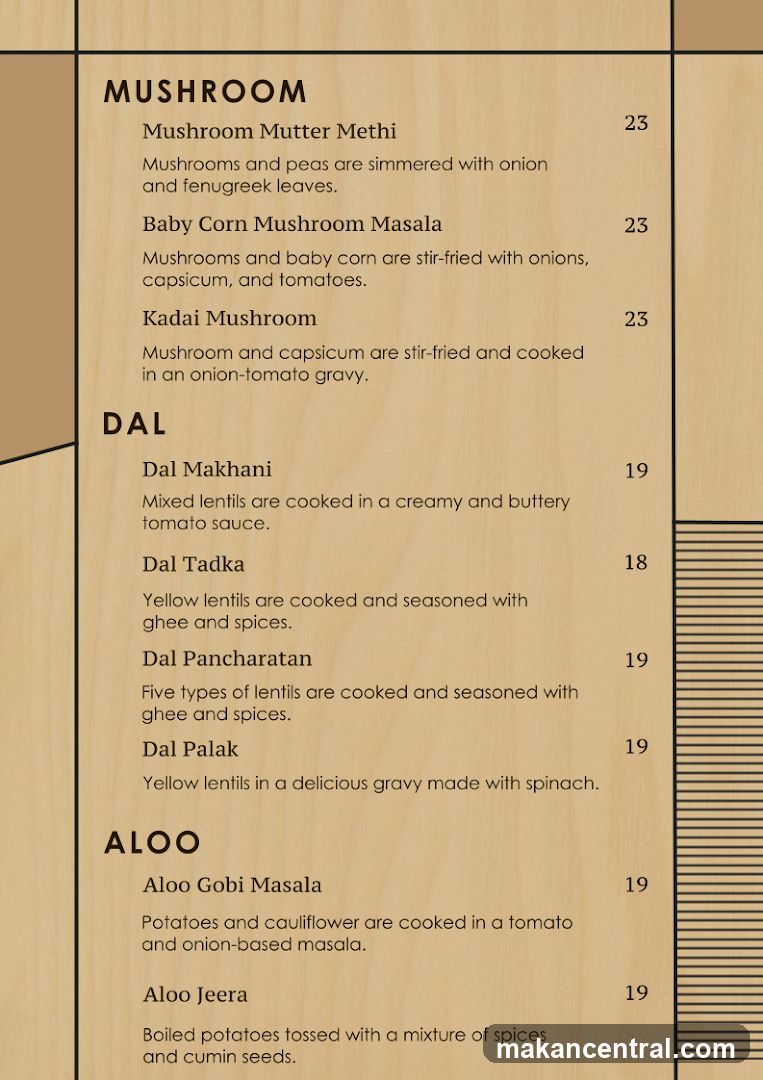 Restaurant Menu