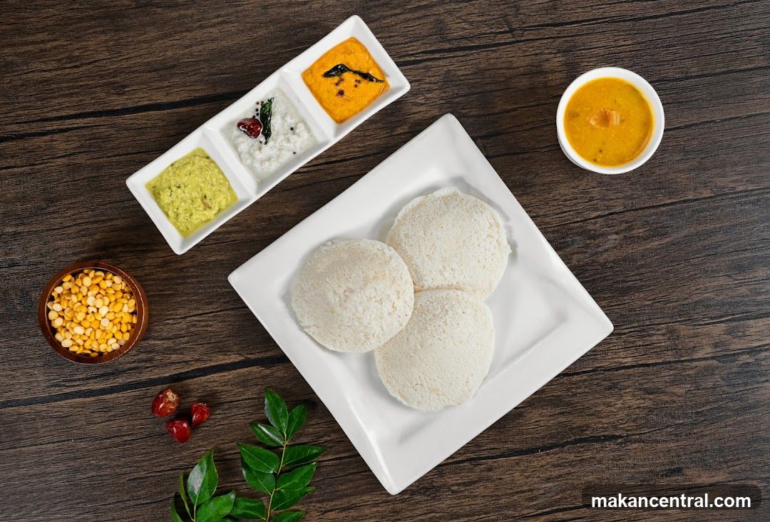 Indian Cuisine Plate Arrangement