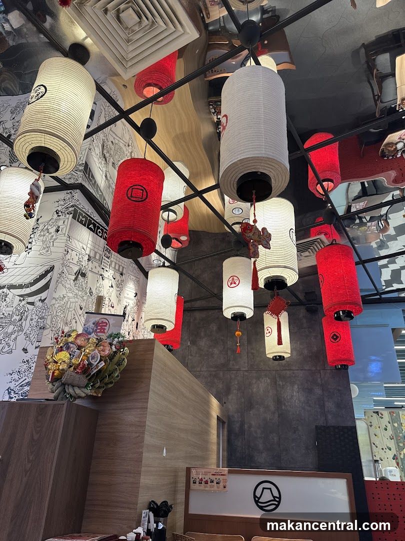 Restaurant Interior with Lanterns