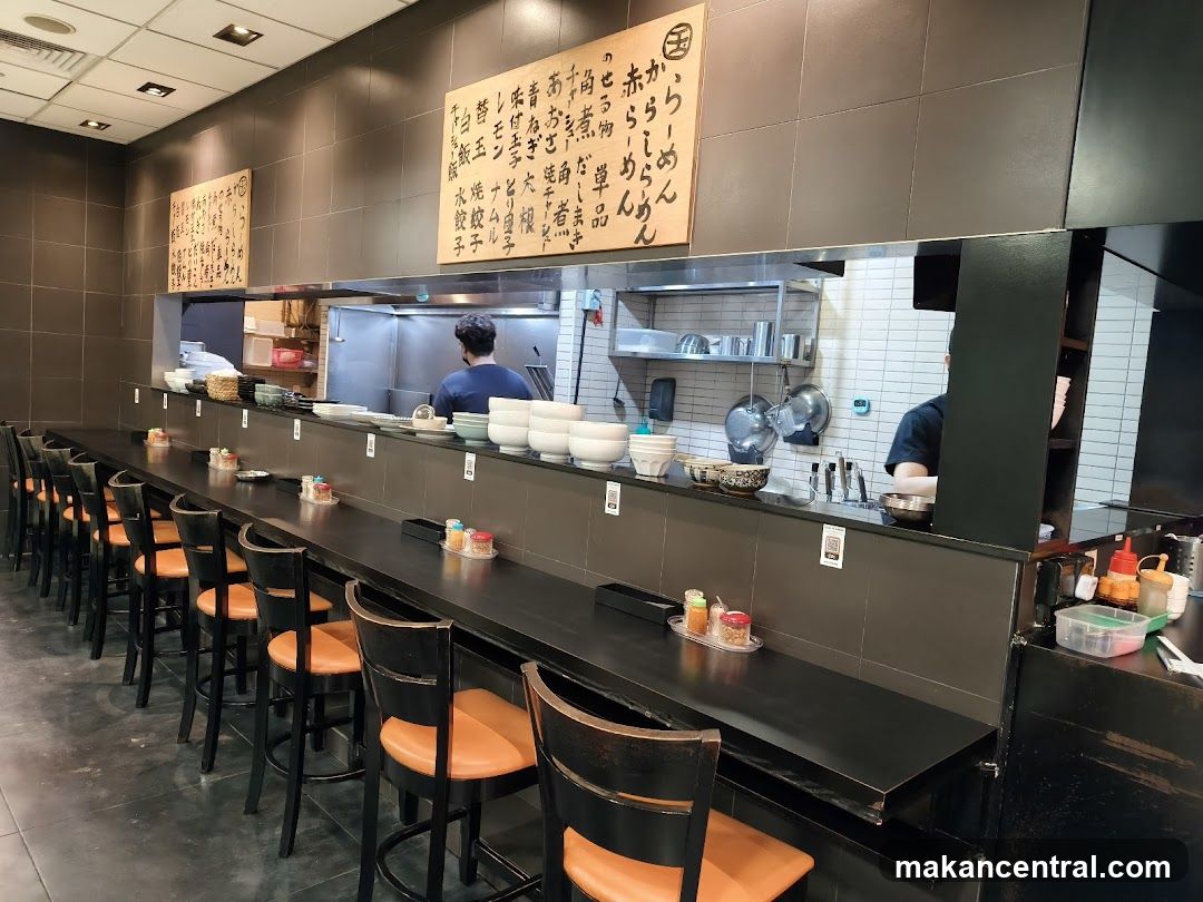 Restaurant Interior with Counter Seating
