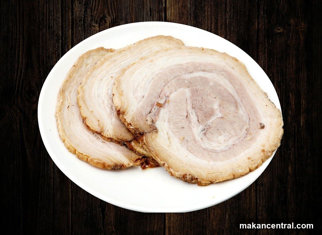 Sliced Meat on Plate