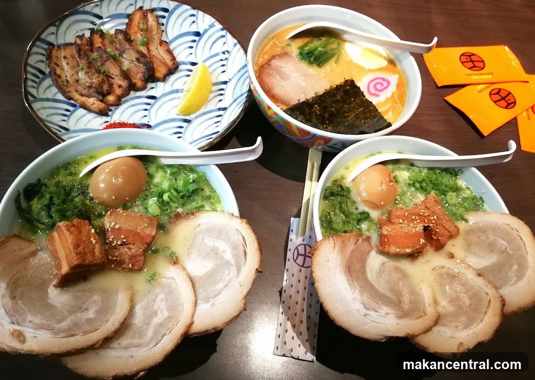 Ramen and side dishes