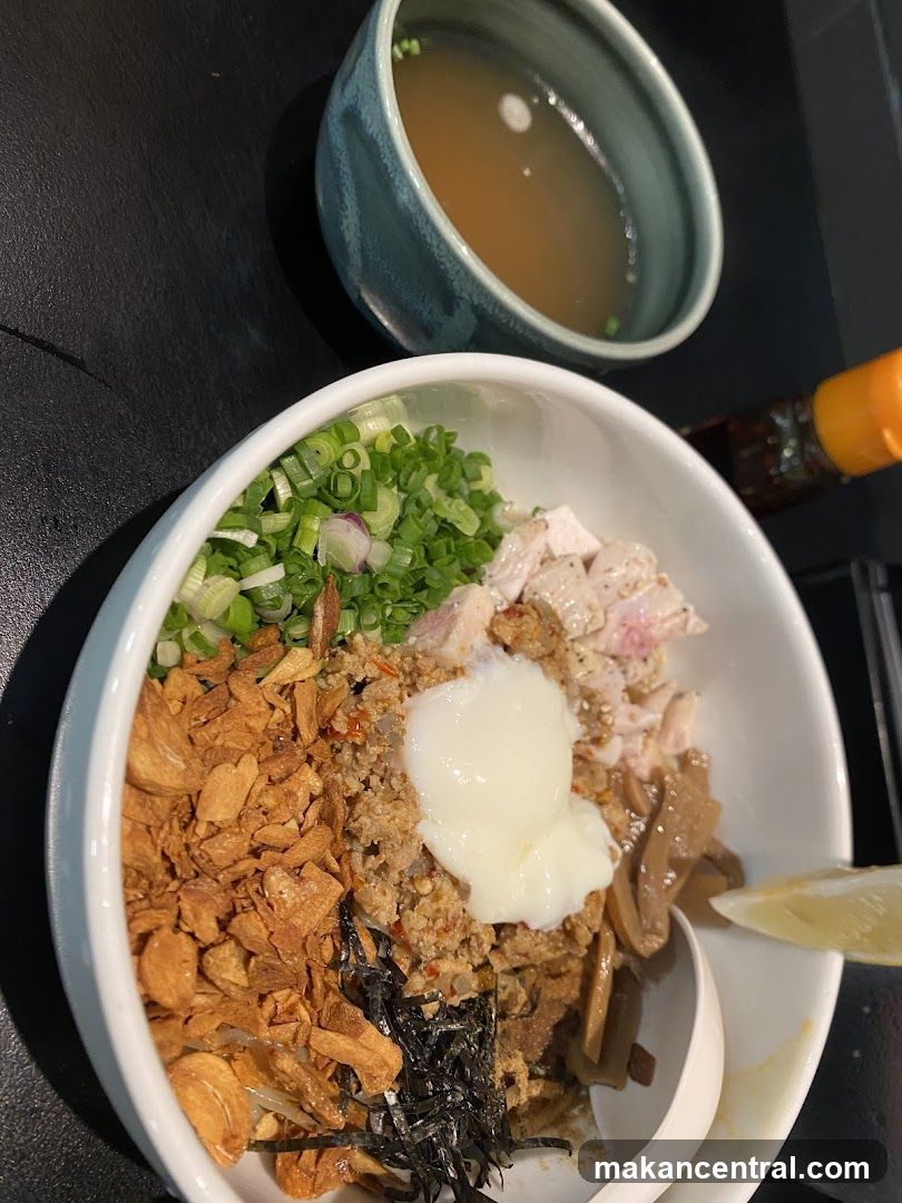 Food dish on table
