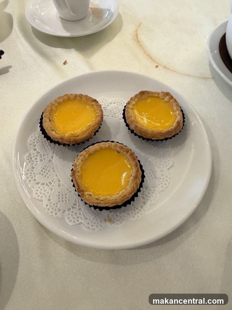 Egg Tarts on Plate