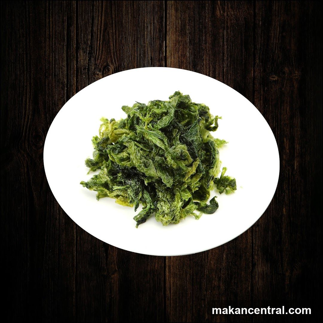 Green Leafy Vegetable on Plate