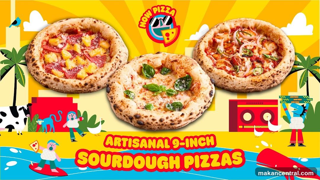 NOW PIZZA Artisanal Sourdough Pizzas Advertisement
