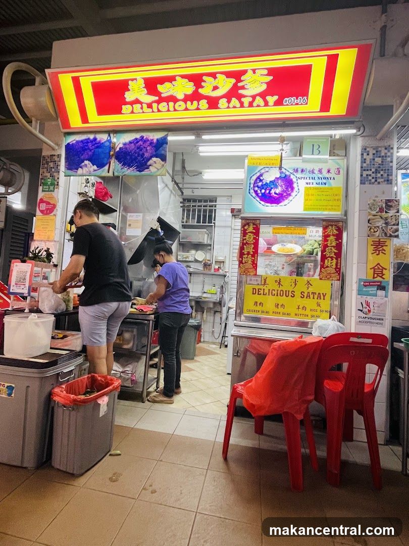 Delicious Satay Shop Front
