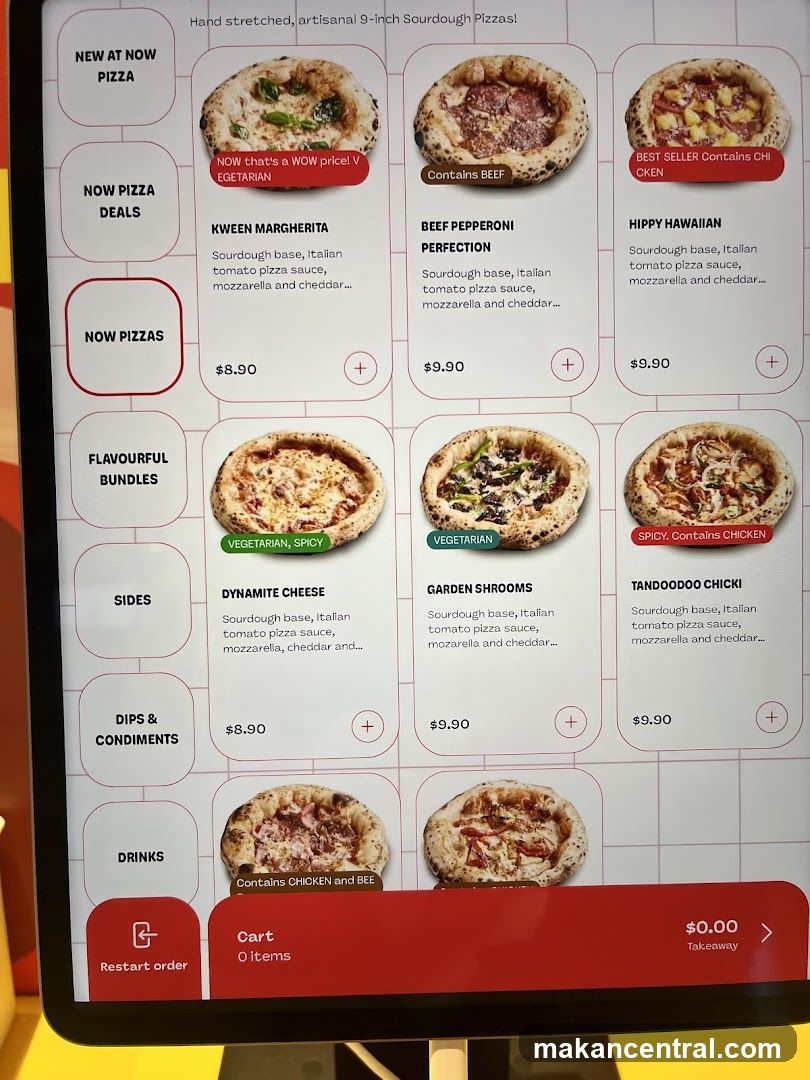 Sourdough Pizza Menu