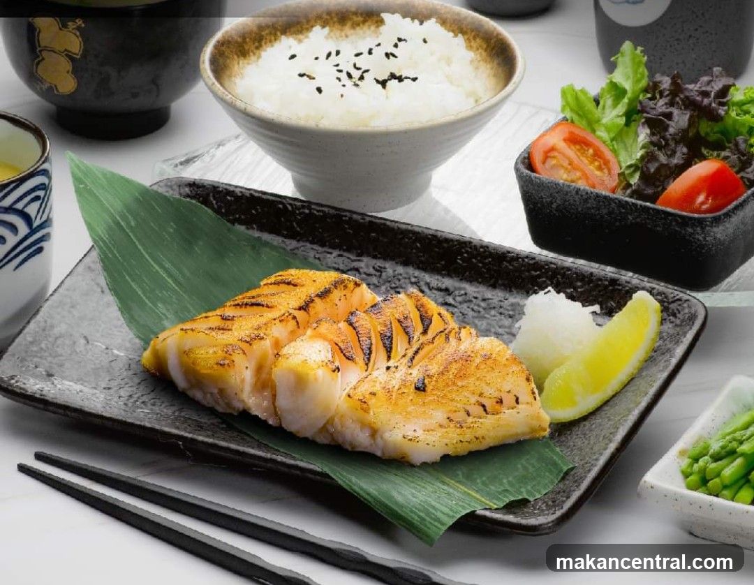Japanese meal presentation