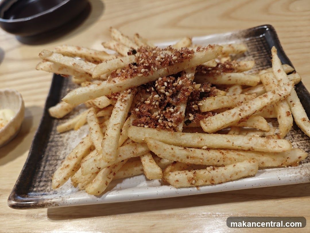 Fries with Sesame Crust