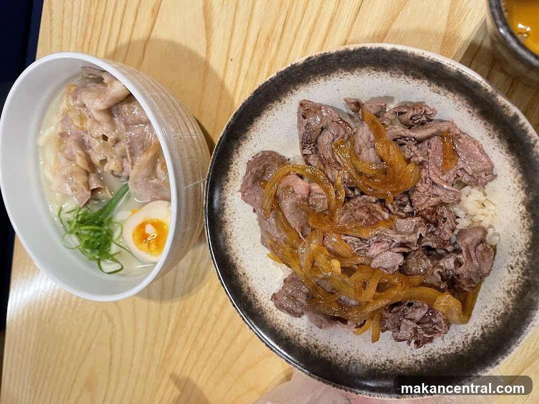 Food on wooden table