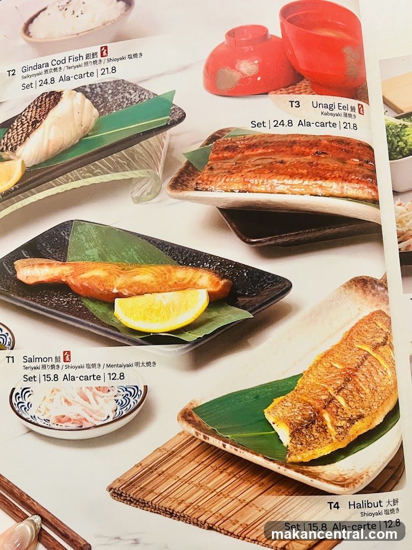 Japanese Grill Menu