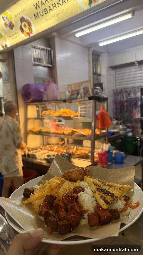 Food stall interior