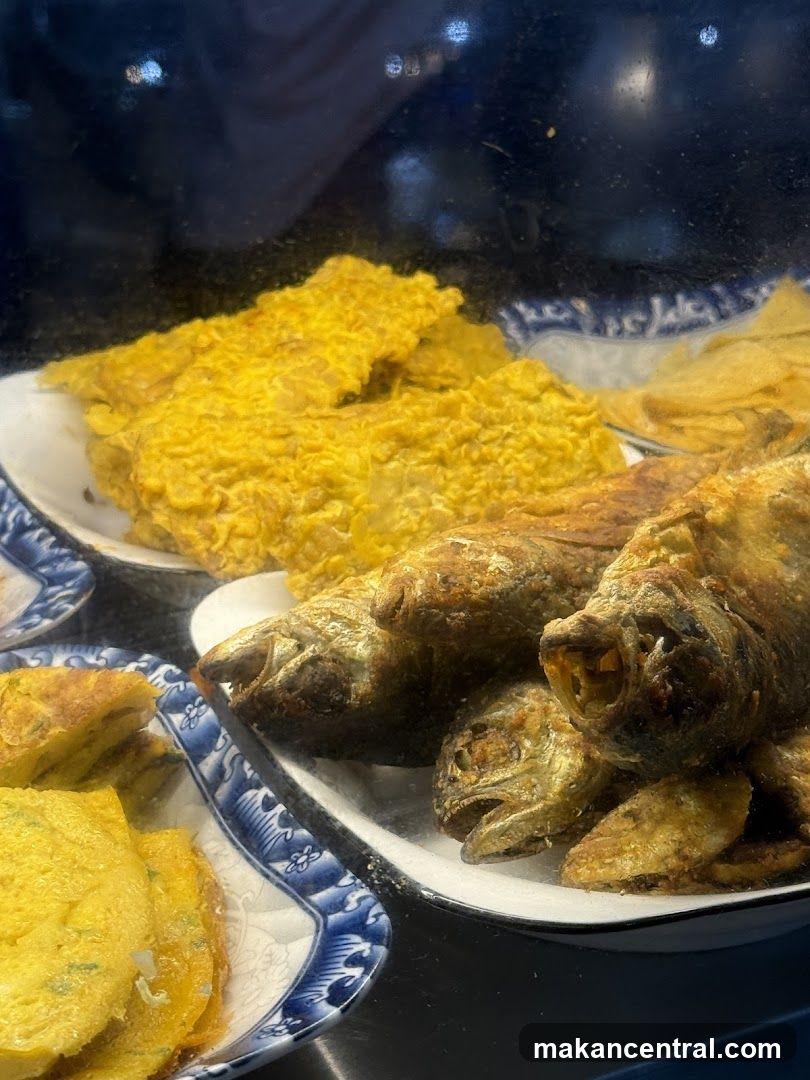 Food Display in Showcase