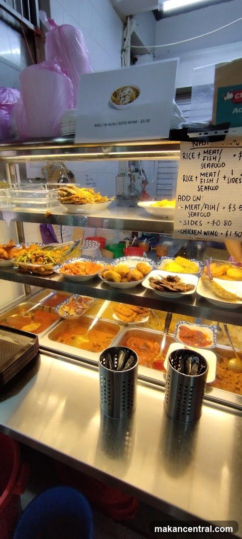 Food stall interior