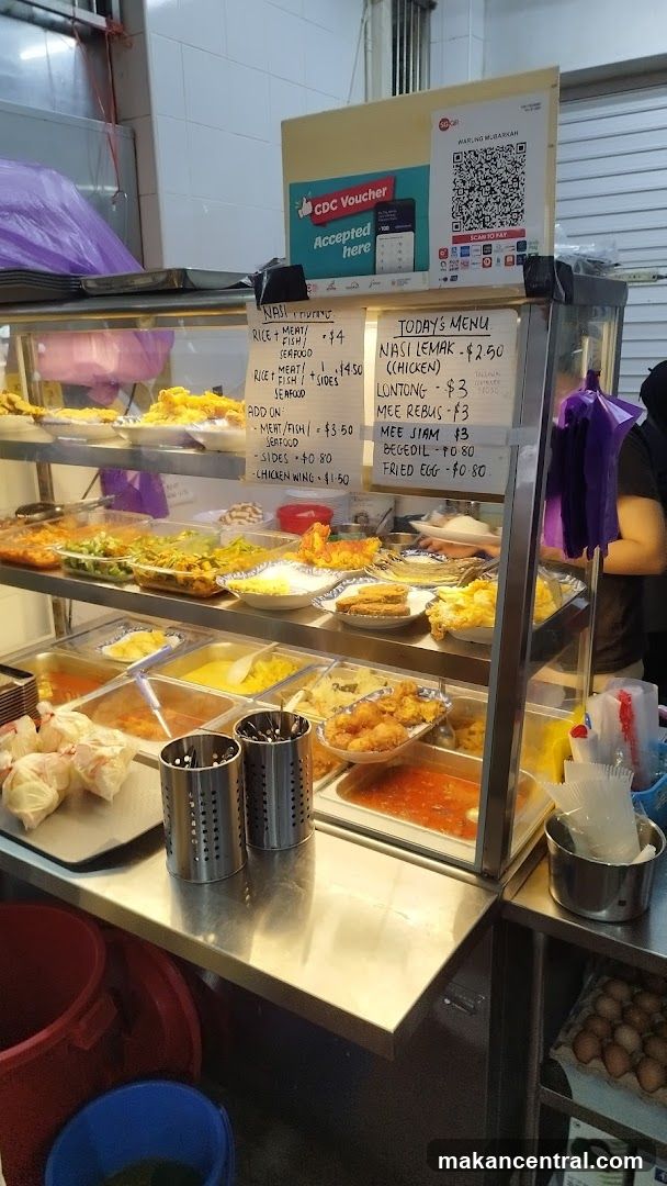 Food stall interior