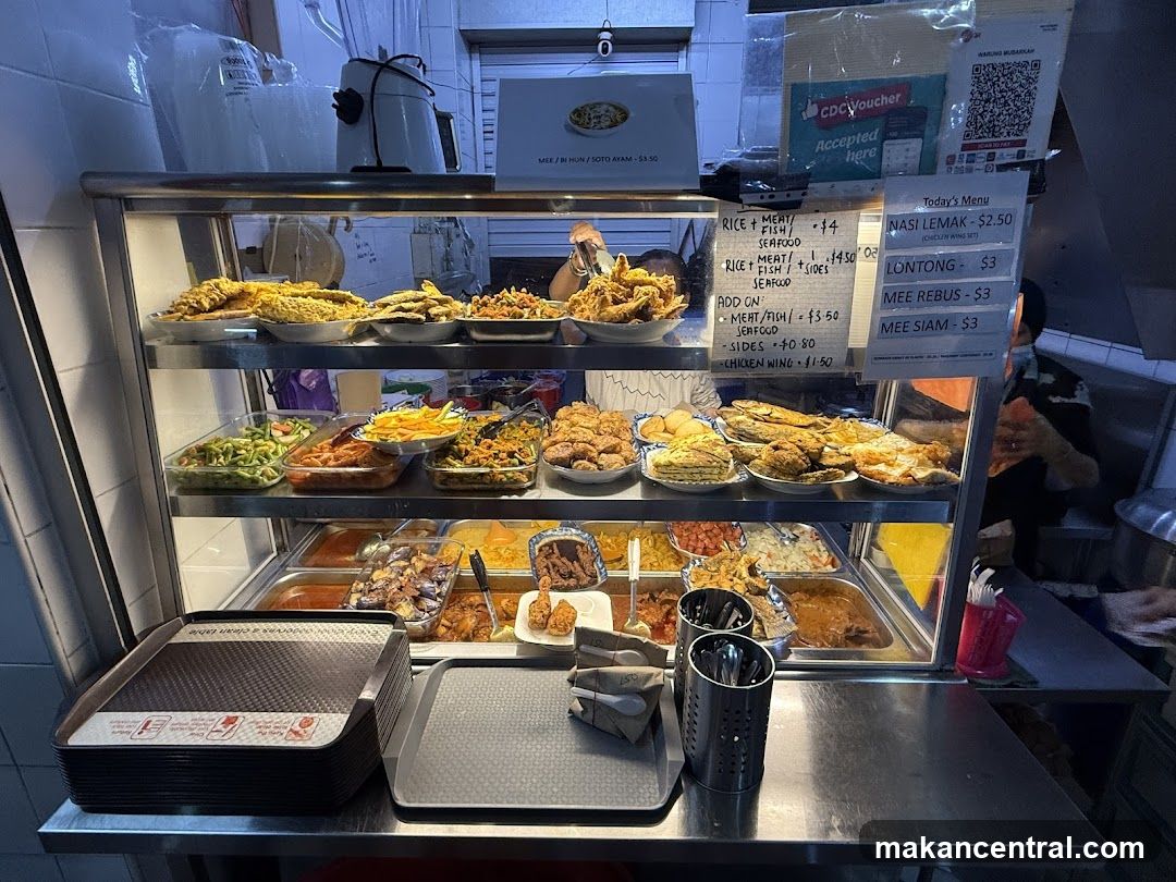 Food stall interior