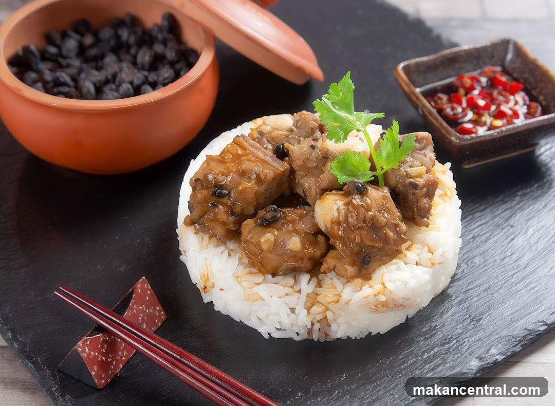 Rice with Braised Meat and Black Beans