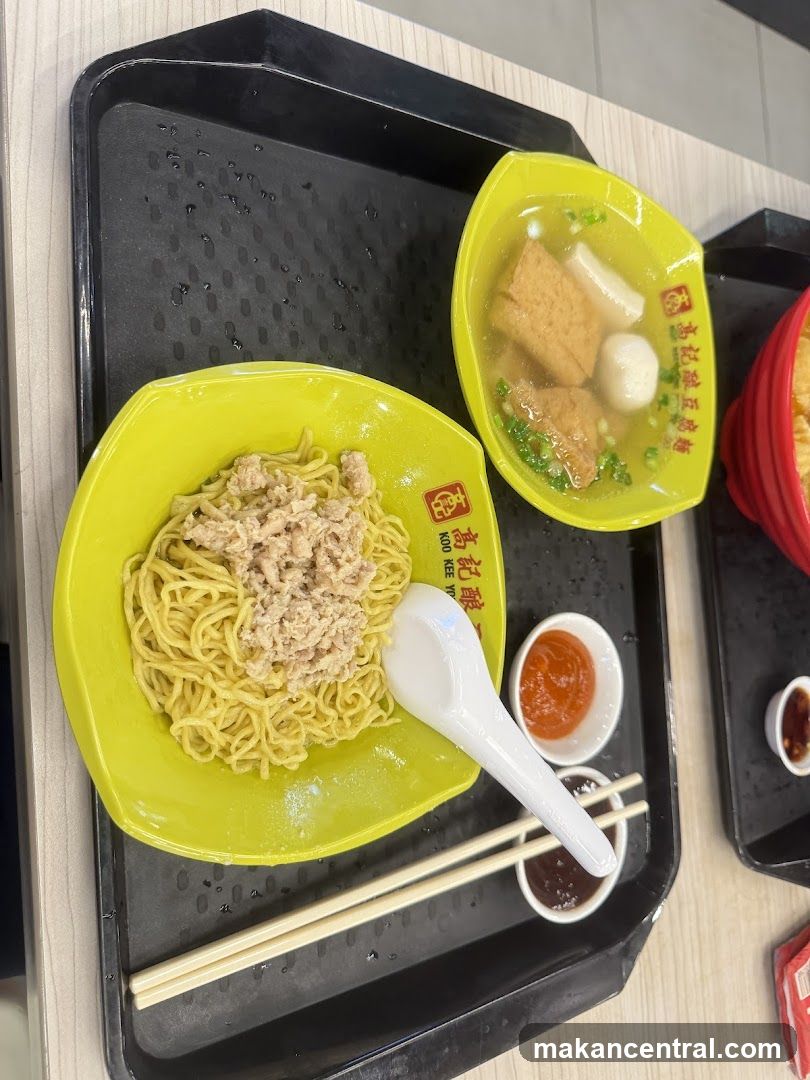 Food served on tray