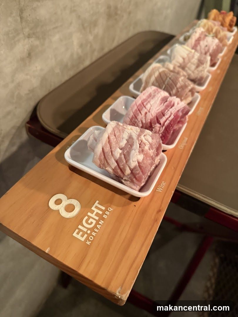 Korean BBQ Meat Display