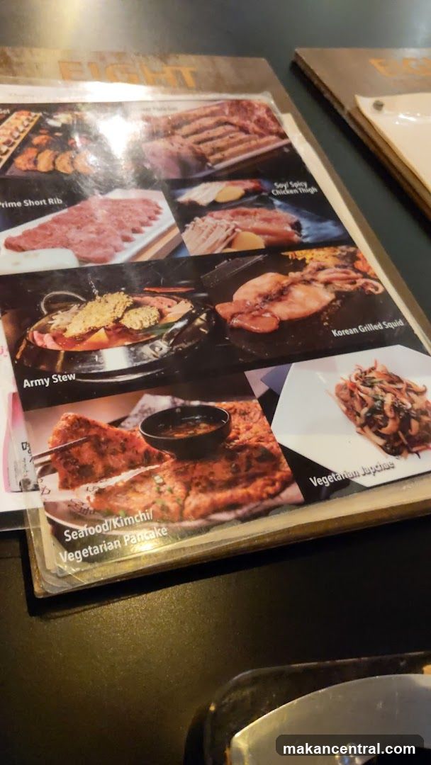 Restaurant Menu Display