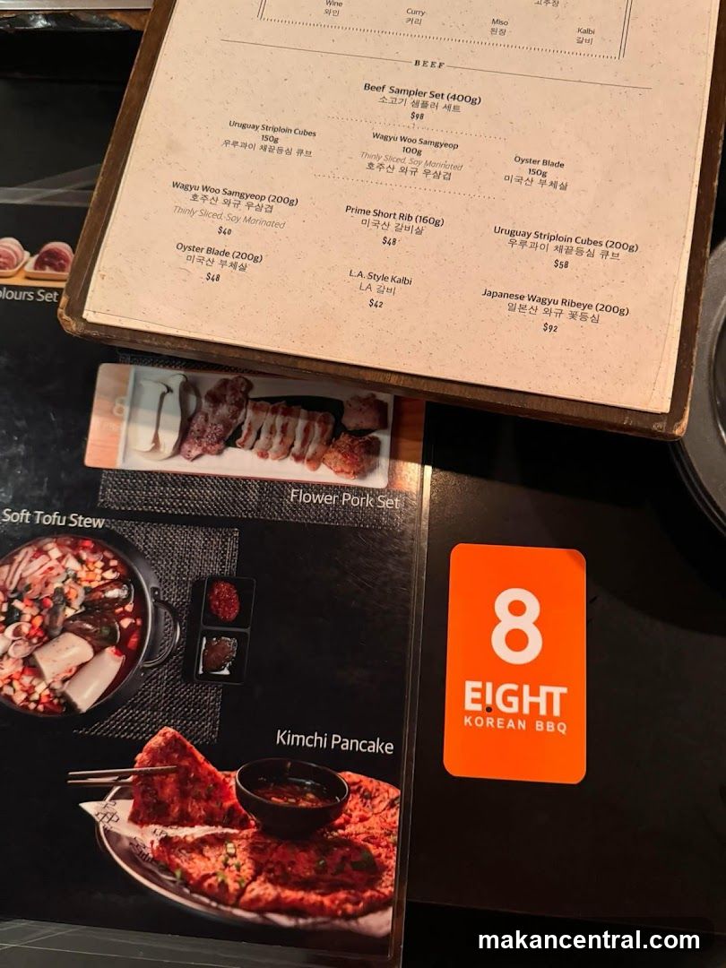 Restaurant Interior Menu Display