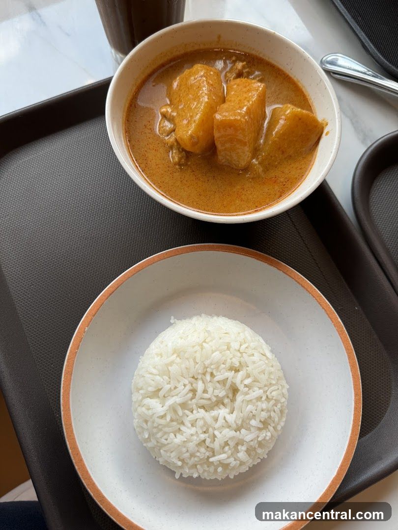 Food served on tray