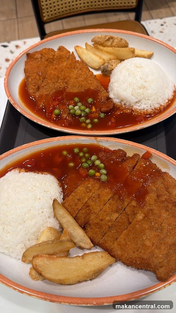 Food served in restaurant