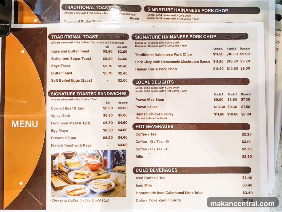 Restaurant Menu