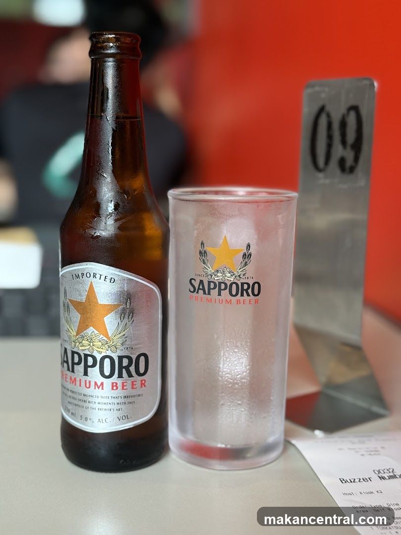Table Setting with Beer