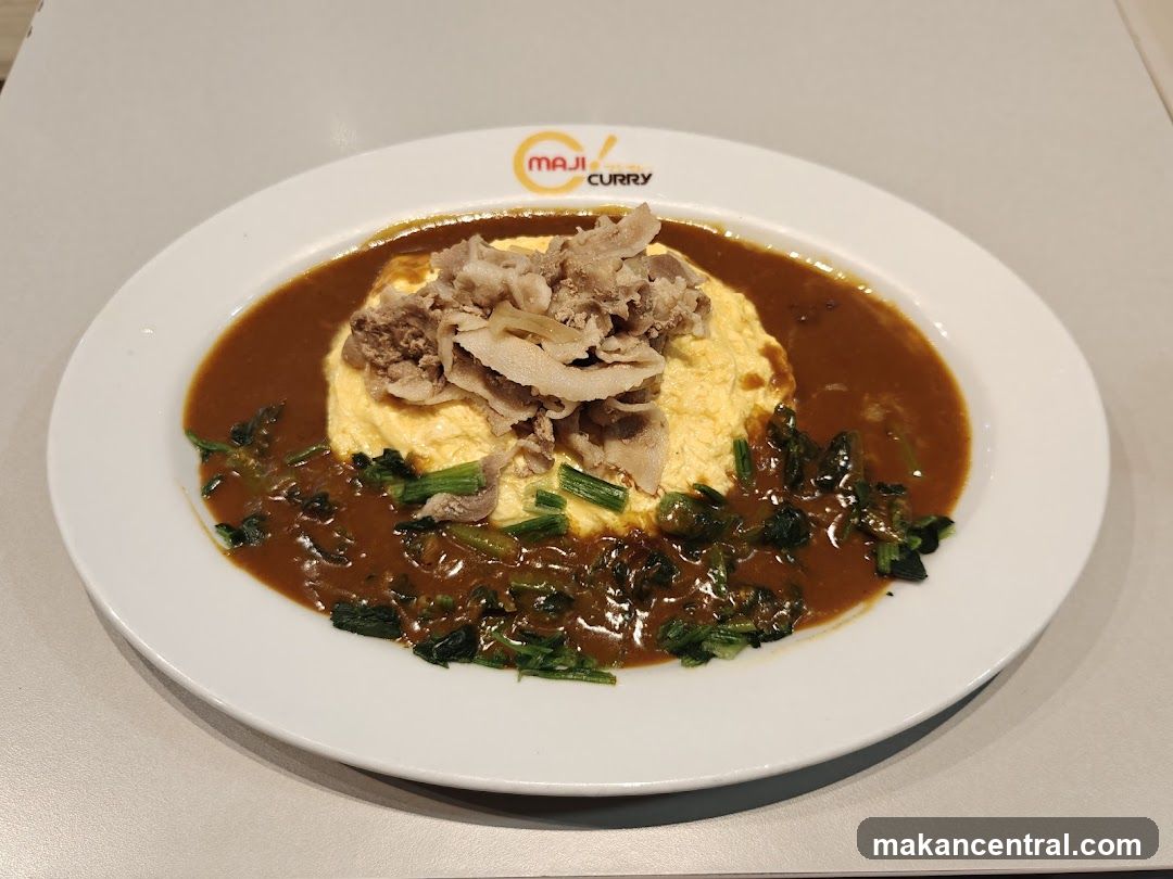 Curry Omelette Dish