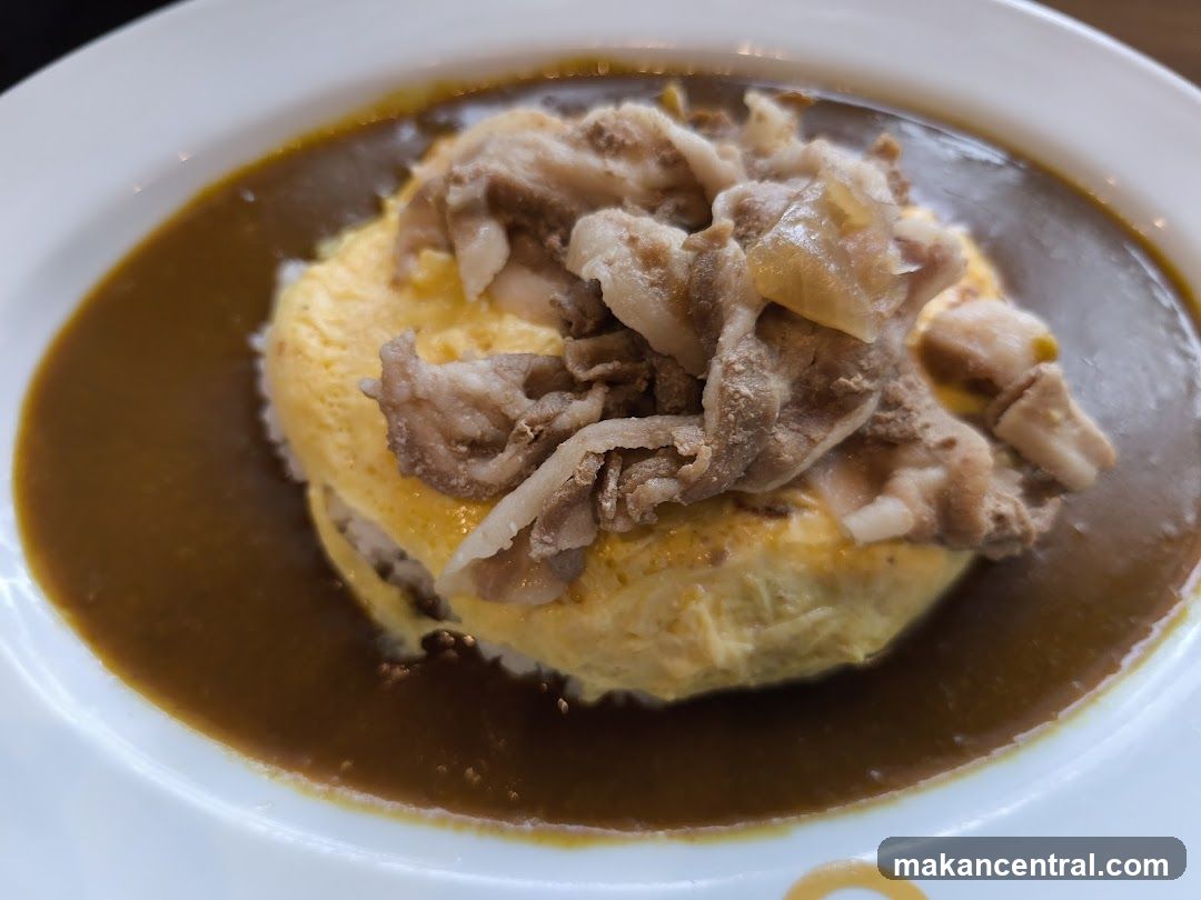 Curry Omelette Dish